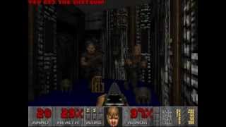 Doom(DOS) E1M7:Computer Station-Pistol start/UV Max