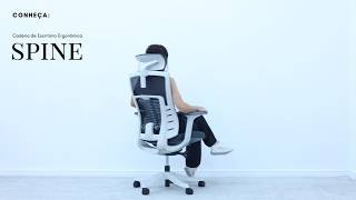 Cadeira de Escritório Ergonômica Comfy Spine | Encosto Tela Mesh, Braço 3D e Ajuste Lombar screenshot 3