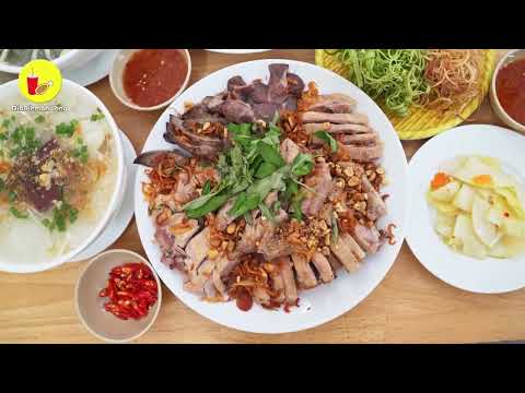 Video Giải cứu chiếc bụng đói với QUÁN CHÁO GỎI VỊT ngon 