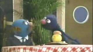 Classic Sesame Street  Grover uses his 'waiter's memory'
