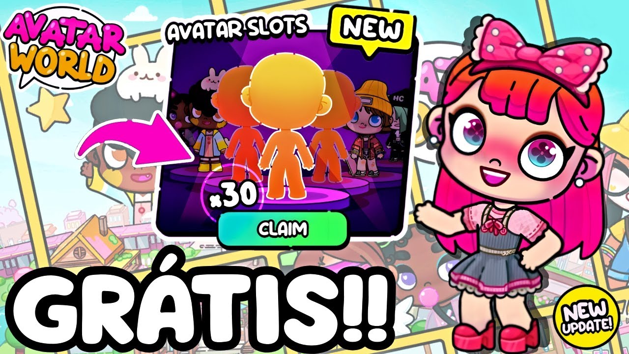 NOVO HACK DE CONSEGUIR PERSONAGENS GRÁTIS NO AVATAR WORLD!!