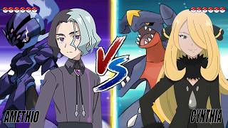 Pokémon Battle: Amethio Vs Cynthia @BroGamerChannel