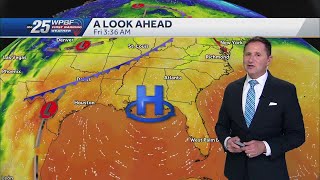Climbing temperatures through the weekend