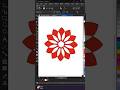 coreldraw vector Art 🎨 | Flower 🌼  design | like a awesome 👌| #coreldraw #coreldrawdesign #art