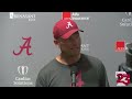 Alabama HC Kalen DeBoer Post Practice - Wednesday 7/30/25