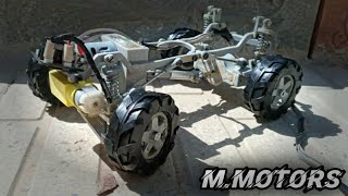 How to make a handmade RC car with pvc || and test rc car