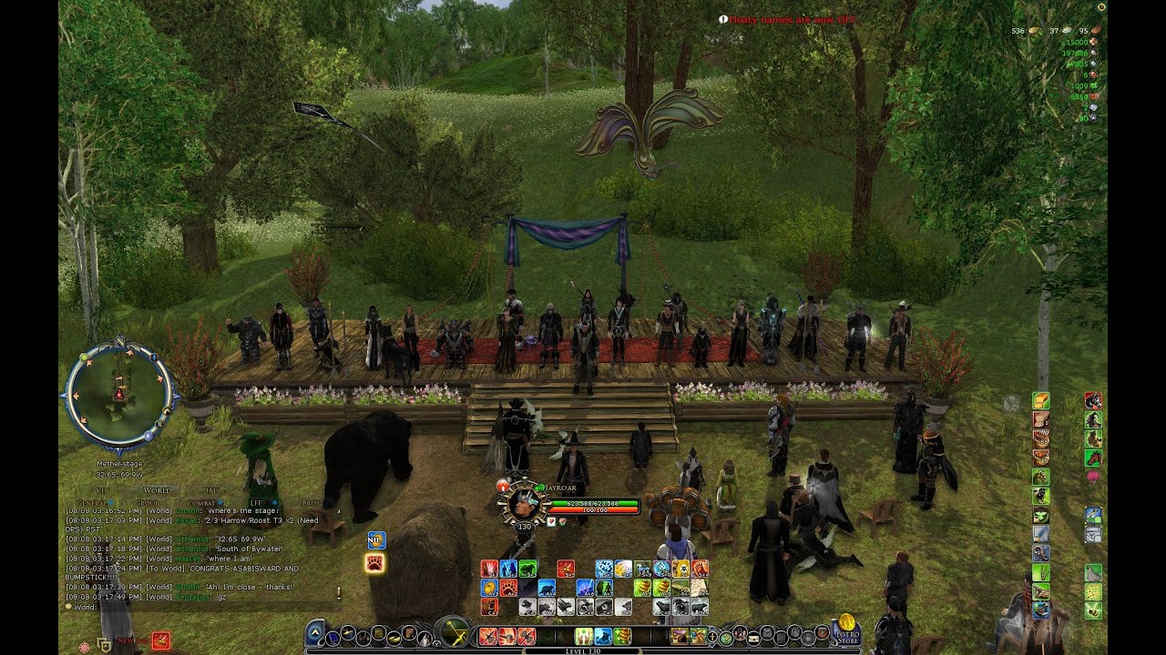 Landroval Asabisward and Bumpsticks wedding