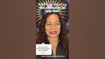 E: What message I got on this beautiful day number 4444? #angels #angelmessages #archangels