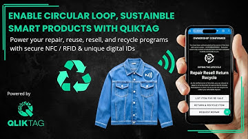 Creating Circular Loop Sustainable Smart Products with RFID NFC | Repair, Reuse, Resell, Recycle