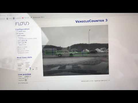 Mobile vehicle counting system