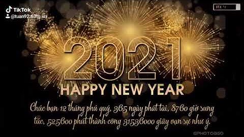 Chúc mừng năm mới 2021