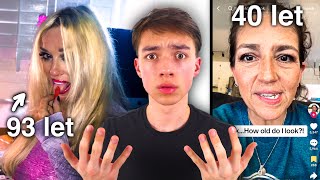 TikTok vs. Stárnutí - "Na kolik vypadám?", Jak jí může být 93?!