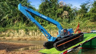 Strong Scale 1/16 : RC Excavator Huina Amphibious/ Huina 1598/ JJRC 8836 Industrial Work