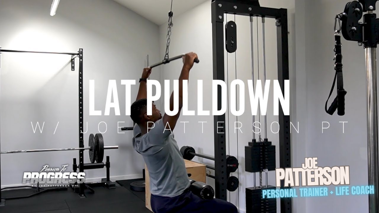 How To Do A Lat Pulldown | For Beginners - YouTube
