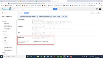 Google Groups Screencast
