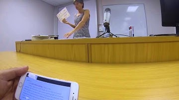 Live captioning demonstration