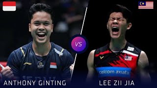 Lee Zii Jia(MYS) vs Anthony Sinisuka Ginting(INA) Badminton Match Highlights | Revisiting 2020