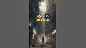 Stunning Cyberpunk Scene with Blender + Photoshop #blendercommunity #blender #photoshop #3dart #3d