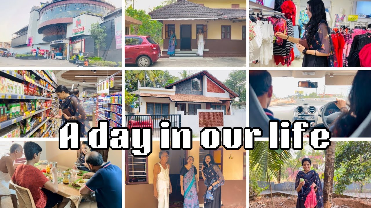 ഞങ്ങളുടെ ഒരു ദിവസം😍 | വീട്ടിൽ പോവലും ഷോപ്പിങ്ങും ഒക്കെയായി ഒരു ദിവസം