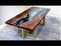 How To Make Glass River Table