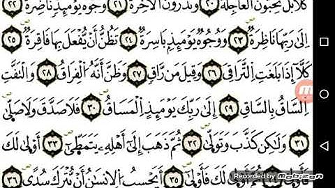 سورة القيامة للمستوى الخامس@الجزء 2