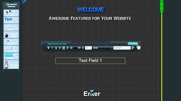 How do I add a text field in Trendy Website Builder