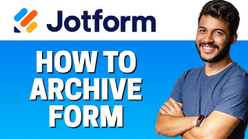 How to Archive Form in JotForm