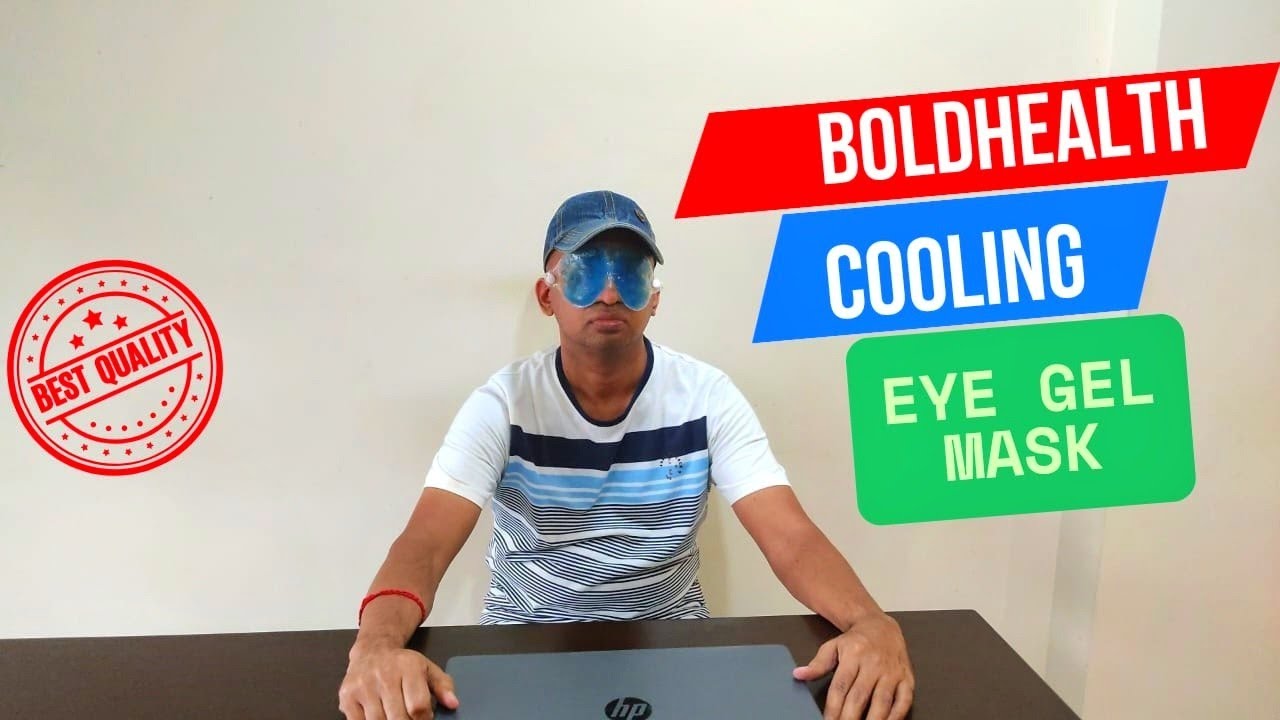 Best cooling eye gel mask | BoldHealth Cooling Eye Gel Mask Review | eye gel mask for Dark Circles