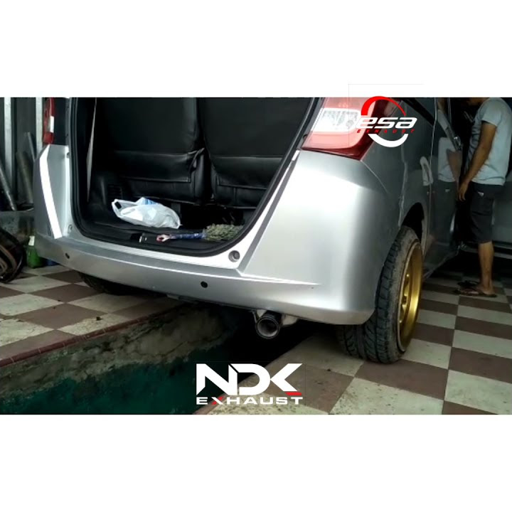 Honda  Freed Modifikasi Knalpot NDK Exhaust DK 01 v2 Dan Resonator Loop