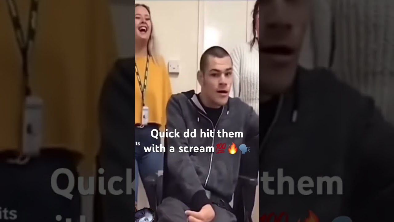 quick DD, hit em with a scream 😂👹 