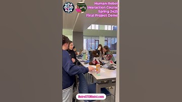 Human-Robot Interaction Final Project Demo #HRI #Engineering #STEM #Professor #NoireSTEMinist