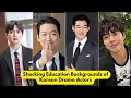 Wait… He Studied WHAT?! | Top 15 Most Educated Korean Actors Revealed | Kim Woo Bin | Park Bo Gum