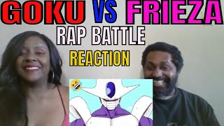 Reaction: GOKU VS FRIEZA RAP BATTLE