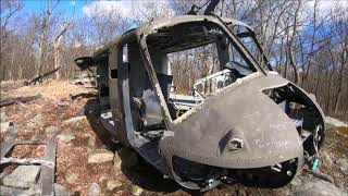 Army Huey UH 1 down at West Point NY since the late 1990s.