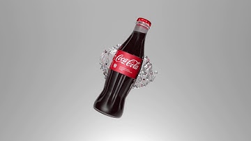 Cinema 4d: 3d Animation/realflow plugin - Coke Splash