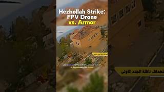 Israeli Vehicles Hit by Hezbollah's Low-Cost Drone Strikes #military #combat