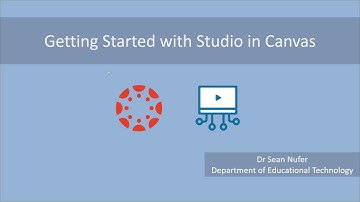 Getting Started with Studio in Canvas