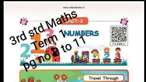 3rd std Maths - Term 1 - Unit 2 - Numbers - Numbers sequence upto 1000