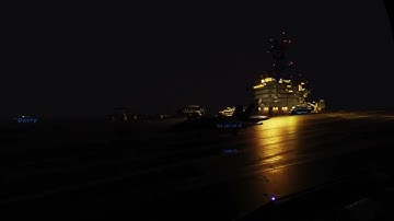 DCS F18 Extreme Bad Weather Case 3 Landing