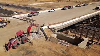 I-215 Placentia Interchange Drone Footage - October 2021