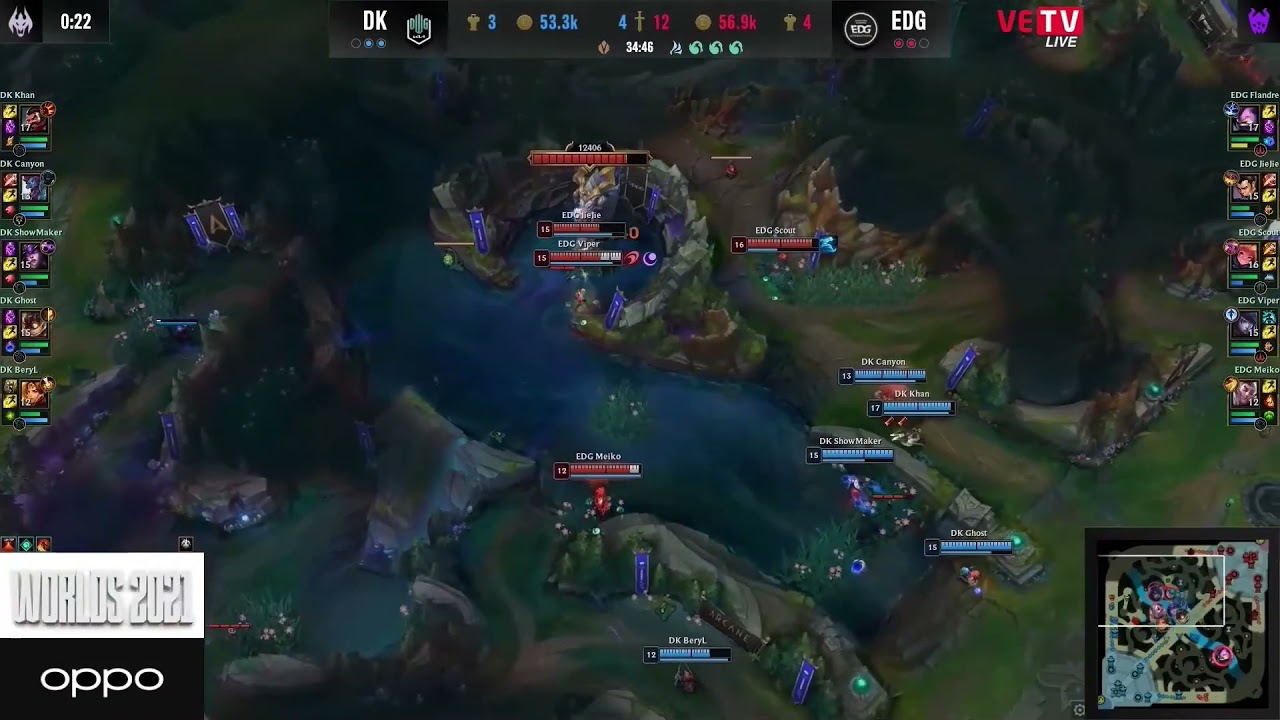 Highlights DK vs EDG GAME 5 CHUNG KẾT CKTG 2021 06 11 2021