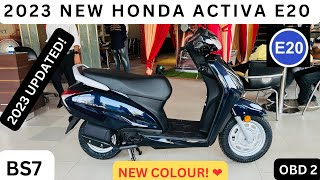 2023 Honda Activa Deluxe E20 OBD 2 Bs7 Detailed Review | New Colour | New Honda Activa Deluxe Bs6