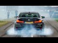 Tuner cars accelerating burnouts 1250hp gallardo 1060hp turbo s bmw m widebody rs3 gt63