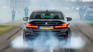 Tuner Cars Accelerating, BURNOUTS! 1250HP Gallardo, 1060HP Turbo S, BMW M, Widebody RS3, GT63..