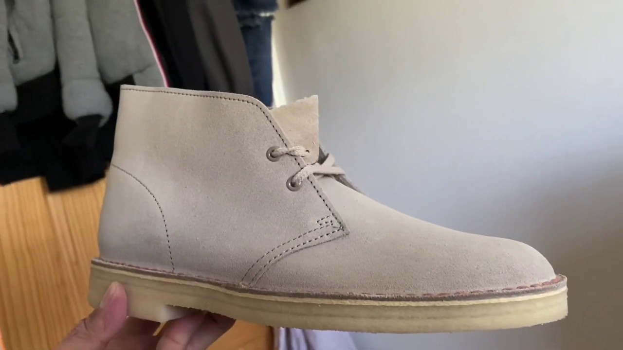 clarks desert boots sand