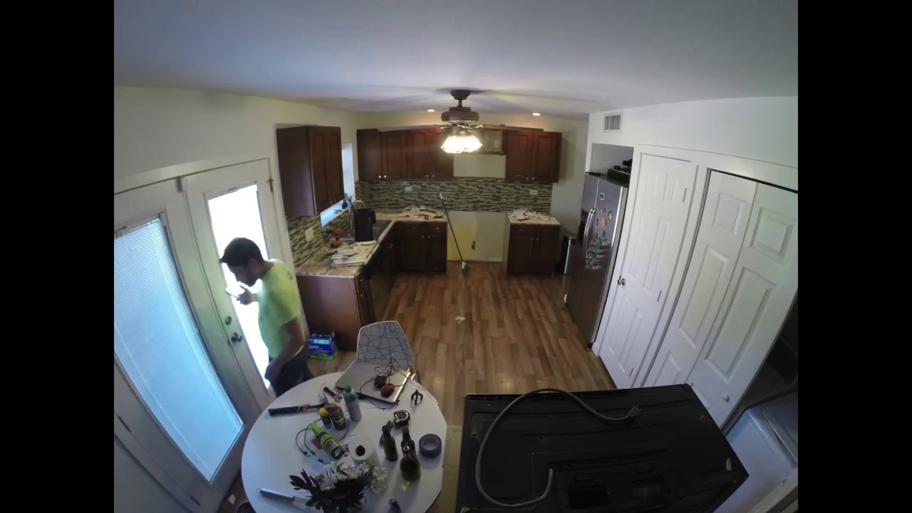 Concrete Countertops And Subway Tile Backsplash Time Lapse Youtube