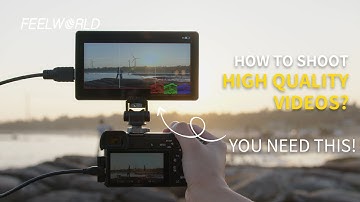 How To Shoot High Quality Videos? You Need a Camera Monitor| FEELWORLD P6XL Built-in Battery Monitor