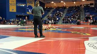 Ella Poalillo pins in the Beast of the East final