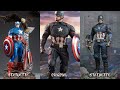 Collectible figurines of superheroes MARVEL comparison with the original