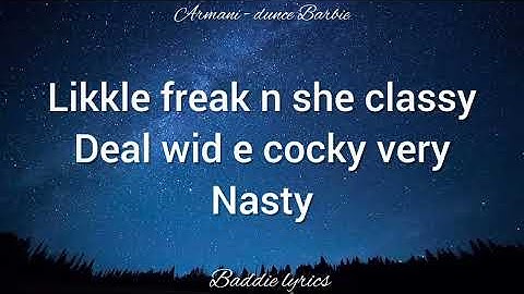 Armanii- Dunce Barbie (Lyrics) | Baddie Lyrics